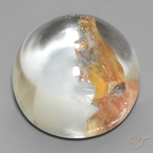 Quartzo Com Marcassita Multicolorido Natural 75.10ct, Redondo, Transparente