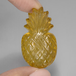 Quartzo amarelo natural 66,64ct, transparente, transparente/translúcido