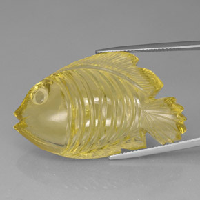 Quartzo amarelo natural 80,06ct, transparente, transparente/translúcido
