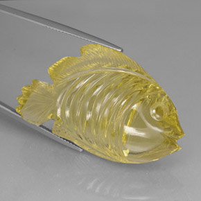 Quartzo amarelo natural 80,06ct, transparente, transparente/translúcido