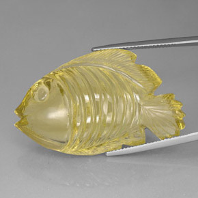 Quartzo amarelo natural 80,06ct, transparente, transparente/translúcido