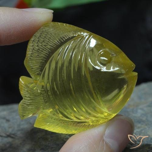 129.50ct Natural amarelo médio Quartzo, Chique, Transparente
