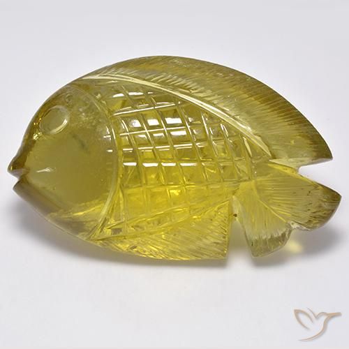 Quartzo Luz amarela Natural 116.65ct, Chique, Transparente