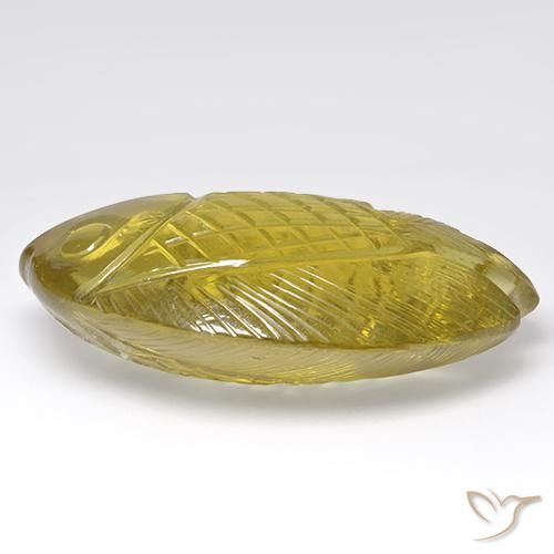 Quartzo Luz amarela Natural 116.65ct, Chique, Transparente