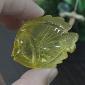 Quartzo amarelo natural 100,05ct, forma extravagante, transparente