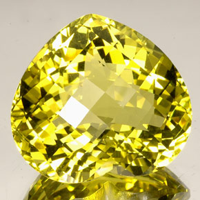 Quartzo amarelo natural 77,27ct, formato de coração, IF