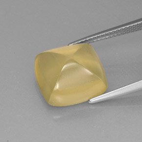 Quartzo amarelo natural 8,40ct, transparente, transparente/translúcido