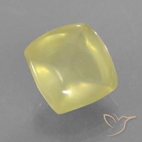 Quartzo Luz amarela Natural 8.86ct, Almofada, Translúcido