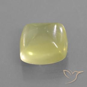 Quartzo Luz amarela Natural 8.86ct, Almofada, Translúcido