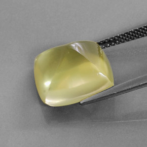 Quartzo amarelo natural 7,60ct, transparente, transparente/translúcido