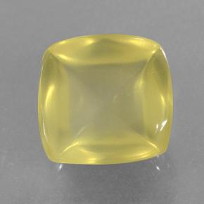 Quartzo amarelo natural 8,61ct, almofada cortada, transparente