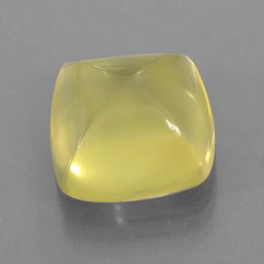 Quartzo amarelo natural 8,61ct, almofada cortada, transparente