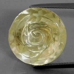 Quartzo amarelo natural 21,03ct, transparente, transparente/translúcido