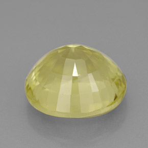 Quartzo Limão Natural 5.96ct, Corte Oval, VVS