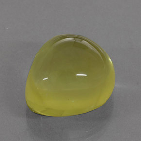 Quartzo amarelo natural 17,87ct, formato de pêra, transparente