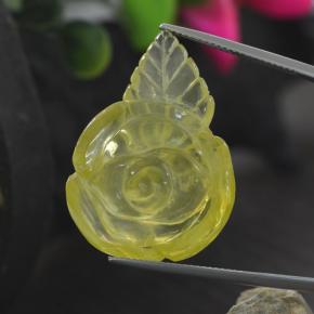 Quartzo amarelo natural 41,25ct, forma extravagante, transparente