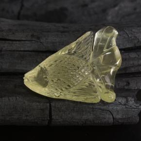 Quartzo amarelo natural 42,75ct, forma extravagante, transparente