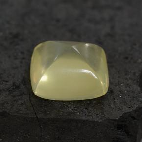 Quartzo amarelo natural 8,05ct, almofada cortada, transparente