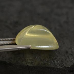 Quartzo amarelo natural 8,05ct, almofada cortada, transparente