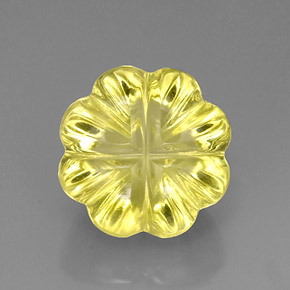 Quartzo amarelo natural 10,56ct, forma extravagante, transparente