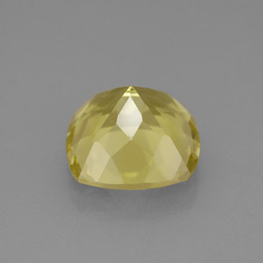 Quartzo amarelo natural 4,00ct, almofada cortada, VVS-VS