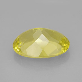 Quartzo Limão Natural 6.01ct, Corte Oval, VVS-VS