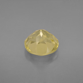 Quartzo amarelo natural 2,64ct, corte redondo, VS