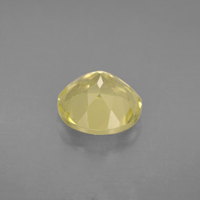 Quartzo amarelo natural 2,50ct, corte redondo, VVS