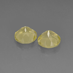 Pedras preciosas de quartzo amarelo natural de  ct, corte redondo, VVS-VS