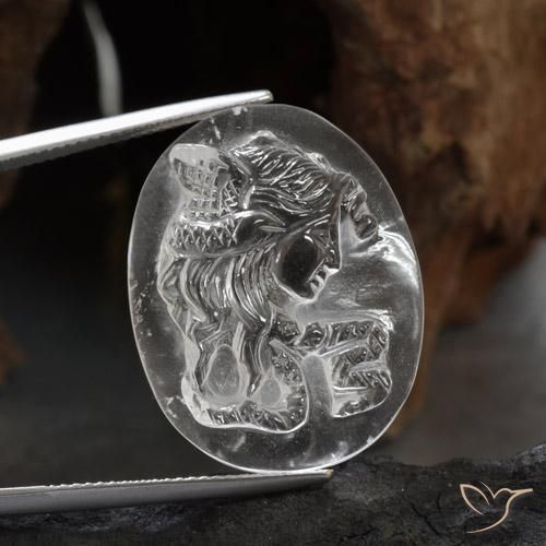27.24ct Natural Branco claro Quartzo, Chique, Transparente