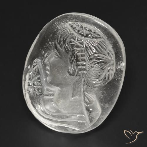 Quartzo Branco claro Natural 35.80ct, Chique, Transparente