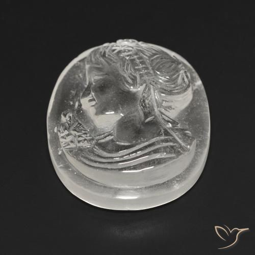 Quartzo Branco claro Natural 35.80ct, Chique, Transparente