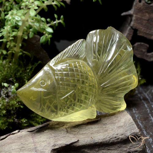 Quartzo Milho Amarelo Claro Natural 106.35ct, Chique, Transparente