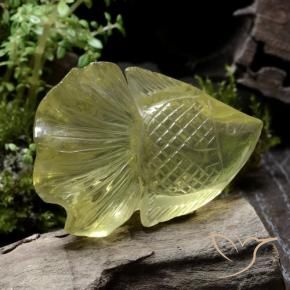 Quartzo Milho Amarelo Claro Natural 106.35ct, Chique, Transparente