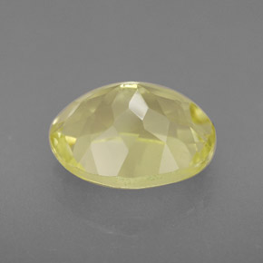 Quartzo amarelo natural 3,05ct, corte oval, VVS