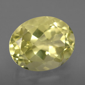 Quartzo amarelo natural 3,26ct, corte oval, VVS-VS