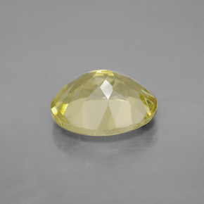 Quartzo amarelo natural 3,12ct, corte oval, VVS-VS