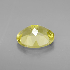 Quartzo amarelo natural 3,24ct, corte oval, VVS-VS