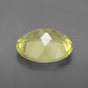 Quartzo amarelo natural 2,97ct, corte oval, VS