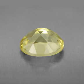 Quartzo amarelo natural 3,55ct, corte oval, VVS