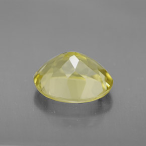 Quartzo amarelo natural 3,47ct, corte oval, VVS
