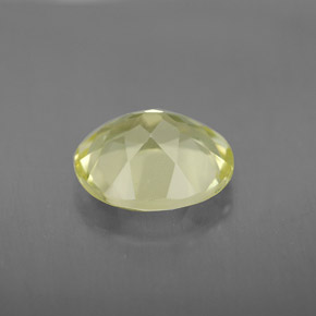 Quartzo amarelo natural 3,28ct, corte oval, VS