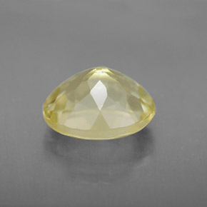 Quartzo amarelo natural 3,72ct, corte oval, VVS-VS