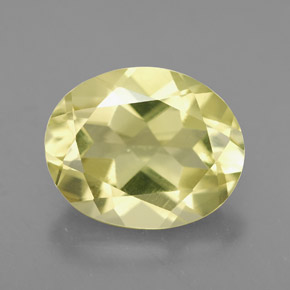 Quartzo amarelo natural 3,27ct, corte oval, VVS-VS