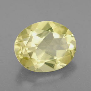 Quartzo amarelo natural 3,27ct, corte oval, VVS-VS
