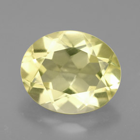 Quartzo amarelo natural 3,37ct, corte oval, VVS-VS