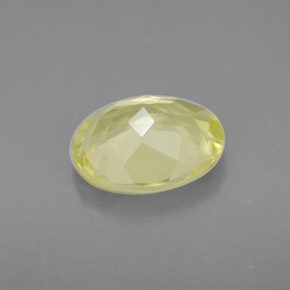 Quartzo amarelo natural 3,16ct, corte oval, VVS-VS