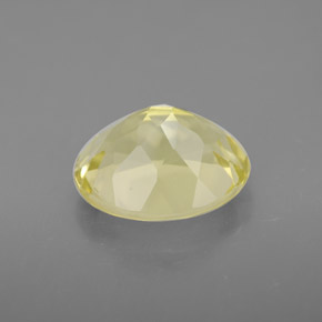 Quartzo amarelo natural 3,45ct, corte oval, VVS-VS