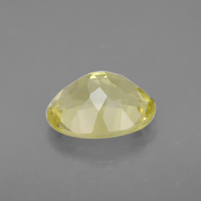 Quartzo amarelo natural 3,11ct, corte oval, VVS
