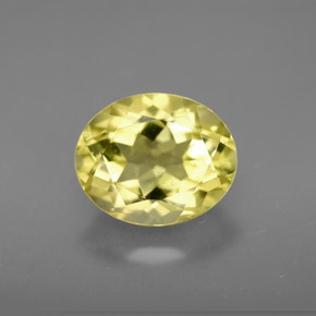 Quartzo amarelo natural 3,55ct, corte oval, VVS-VS